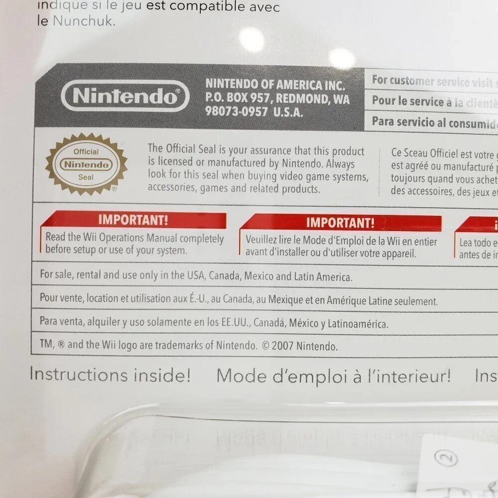 Nintendo wii nunchuk